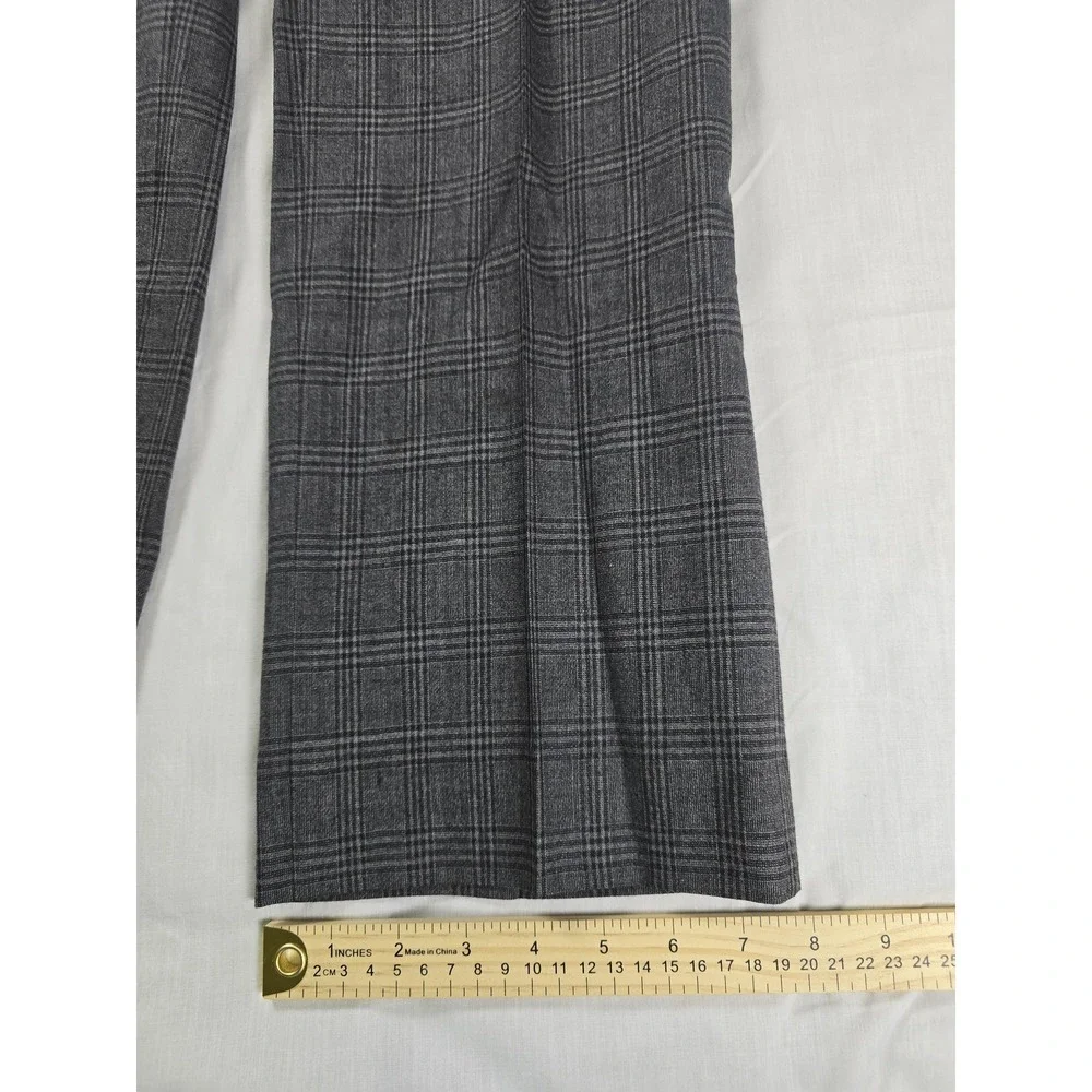 Banana‎ Republic Pants Mens 34x30 Gray Plaid Wool Heritage Super 110s Trousers